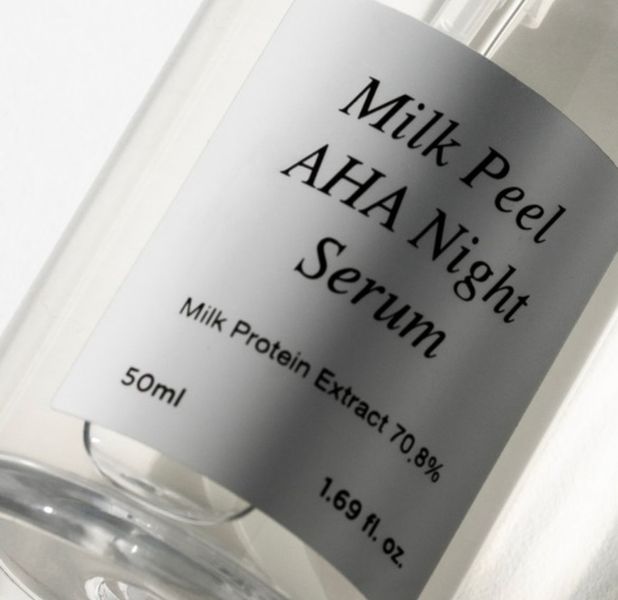 Нічна сироватка з молочними протеїнами BAD SKIN Milk Peel AHA Night Serum 50 мл 52830 фото