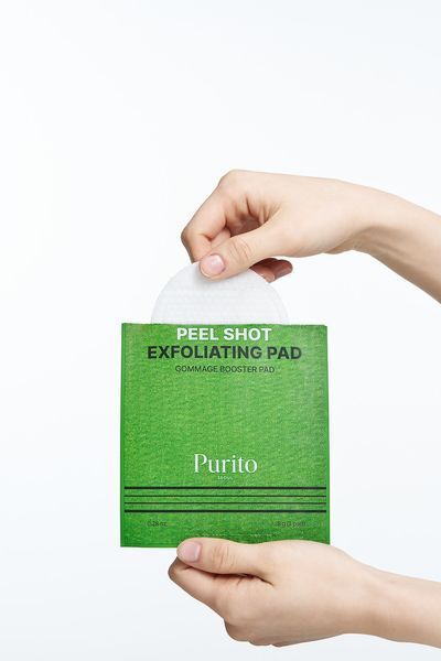 Пилинг педы с древесным углем и энзимами Purito Seoul Peel Shot Exfoliating Pad 8 шт. 2949623992 фото