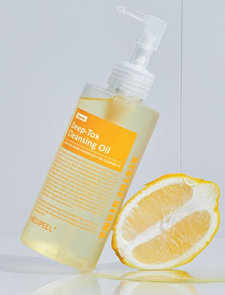 Гідрофільна олія для обличчя з вітамінами Medi-Peel Vegan Vitamin Deep-Tox Cleansing Oil 200 ml 006919 фото