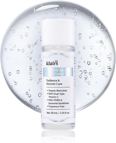 MINI Тонер-эссенция с витамином C DEAR, KLAIRS Freshly Juiced Vitamin Essence Toner 30 мл 2680121101 фото