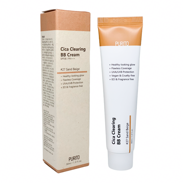 ББ крем з центеллою азіатською PURITO Cica Clearing BB Cream SPF38 / PA #27 Sand Beige 1369465539 фото