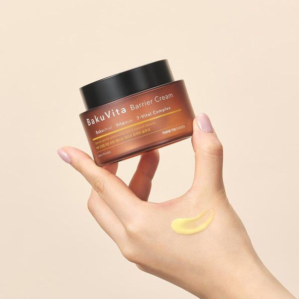Увлажняющий крем THANK YOU FARMER BakuVita Barrier Cream 50 ml с бакучиолом и витаминами C и E 2197474182 фото
