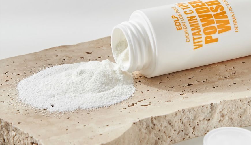 Энзимная пудра для умывания лица с витамином С DERMA FACTORY Vitamin C 10% Powder Wash 50 g 2100236642 фото